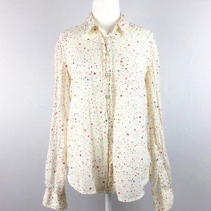 Anthropologie Meadow Rue cream long sleeve Sz 6